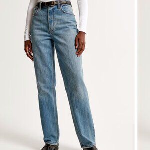 Abercrombie Ultra High Rise 90s Straight Jean